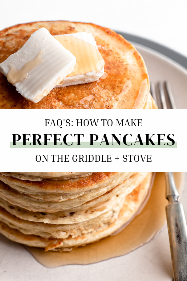 What's the perfect griddle temperature for making pancakes?